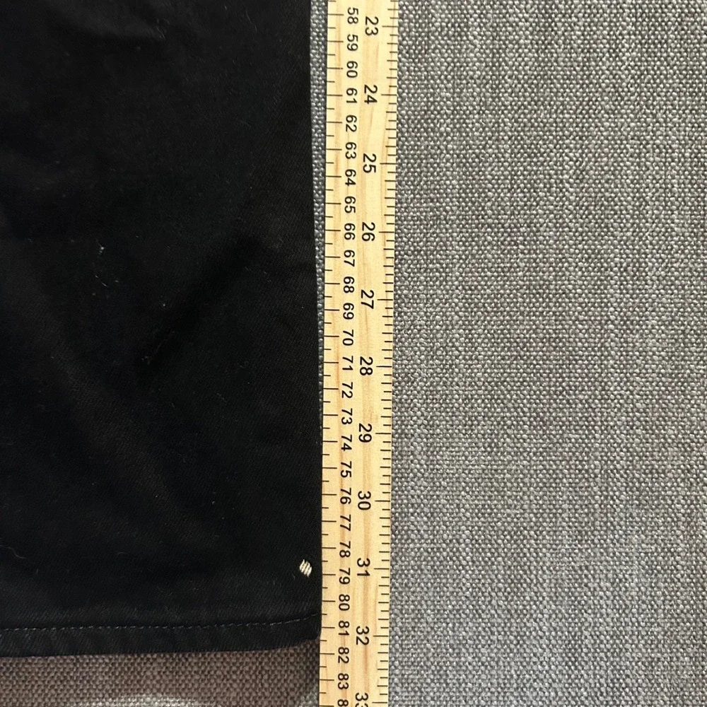 Levi's 501 Original Fit Jeans Men 38x32 Black Straight Leg Button Fly Denim